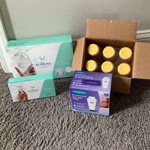 New Willow pump replacement parts and milk storage